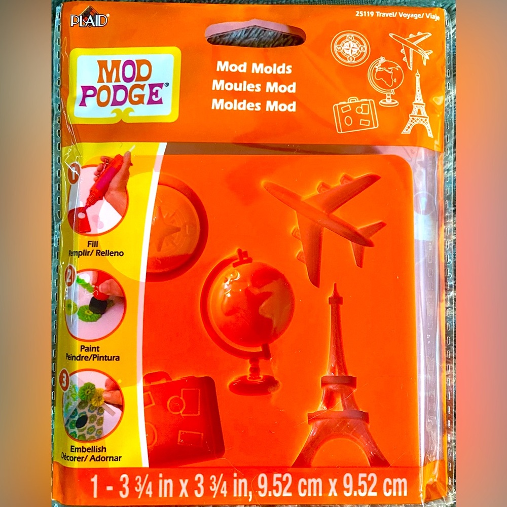 MOD PODGE MOD MOLDS TRAVEL/VOYAGE